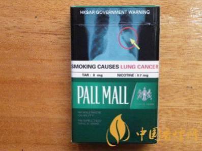 PALL MALL(硬绿薄荷 香港免税版)